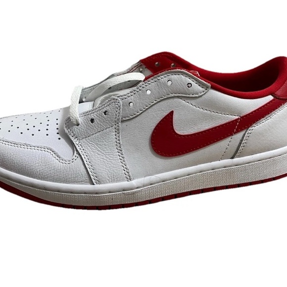 Jordan Other - Air Jordan 1 Retro OG Low University Red White Men’s Size 11